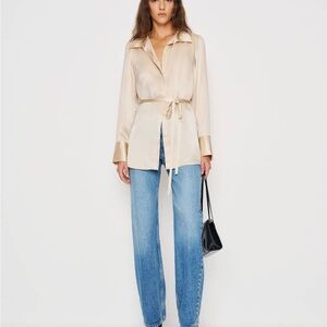 Reformation Camilla Silk Top